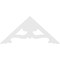 Ekena Millwork Pitch Cornelia Architectural Grade PVC Gable Pediment, 60"W x 27 1/2"H x 1"P (11/12) GPP060X028X100CRN - alternate 3
